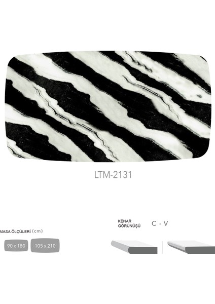 Cdf Masa Tablası 90X180 - DCLTM2131