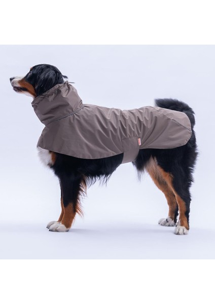 Kahverengi Colombia Prime Orta ve Büyük Irklar Için Köpek Yağmurluğu Köpek Kıyafeti Su Geçirmez Yağmurluk