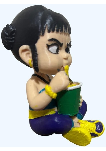 Huntrix – Ramen Molası Zoey | El Boyaması Koleksiyon Figürü | Chibi K-Pop Tarzı | Özel Seri modelleri