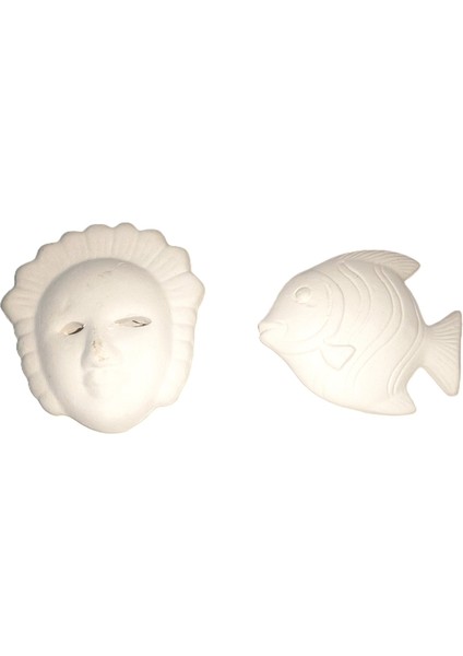 Hayal Sepeti Mini Seramik Boyama Seti Akrilik Boya Fırça 7X8CM fiyatları