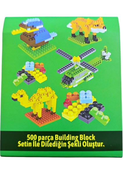 500 Parça Yapı Inşaat Blokları Kaliteli Kırılmaz Malzeme Yerli Üretim Building Blocks fiyatları