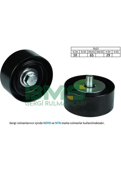 Mtxdpn V Kayiş Gergi Rulmani Isizu