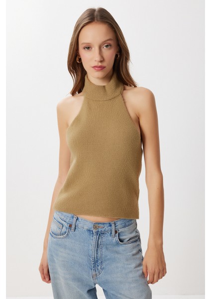 2'li Triko Bluz-Hırka Takım LMT0047 Zeytin Yeşili fırsatları