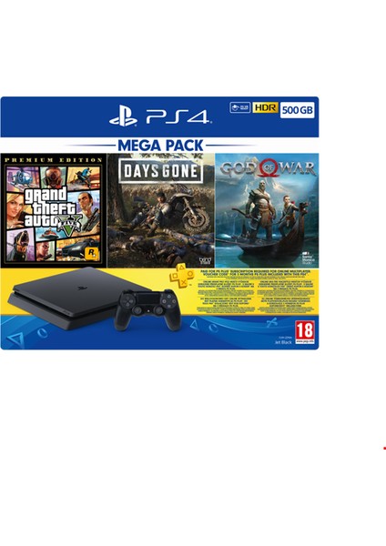 Ps4 Slim 500 GB 2 Adet Dualshock 4 10 Adet Dijital Oyun 12 Ay Garanti Alfa Consol Güvencesiyle