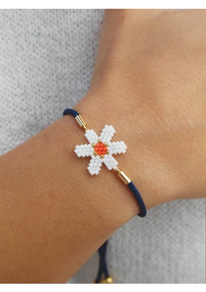 El Yapımı Miyuki Çiçek Desenli Bileklik fiyatları
