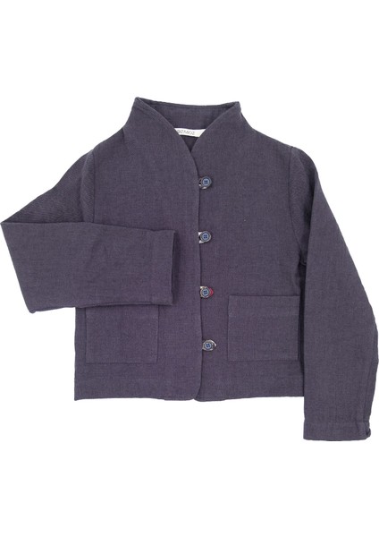 Organik Müslin Antrasit Baharlık Kız Çocuk Ceket fiyatları