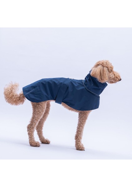 Lacivert Colombia Prime Orta ve Büyük Irklar Için Köpek Yağmurluğu Köpek Kıyafeti Su Geçirmez Yağmurluk fırsatları