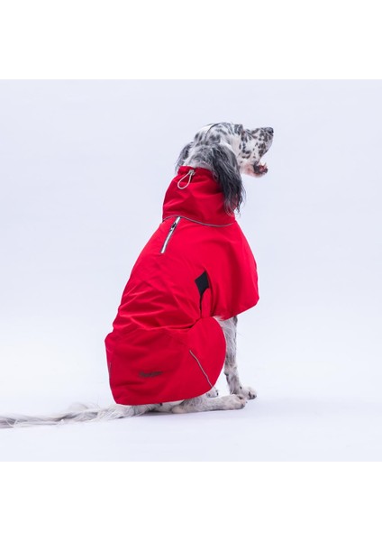 Kırmızı Colombia Prime Orta ve Büyük Irklar Için Köpek Yağmurluğu Köpek Kıyafeti Su Geçirmez Yağmurluk fırsatları