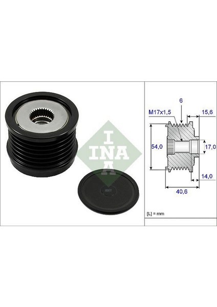 Mtxdpn Alternatör Kasnaği Fiat Egea 16 500L 12 500X 14 Bravo Ii 07 14 Alfa Romeo Giulietta 10 16 Jeep Renegade 14 Suzuki Vitara 13 1.6d Mtj 6 Kanal
