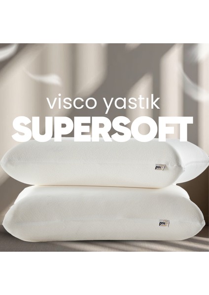 Termal Visko Yastık Isı Dengeleyici - Akıllı Lüx Visco Yastık - Isı Hafızalı Tombul Ortopedik Yastık