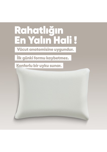 Termal Visko Yastık Isı Dengeleyici - Akıllı Lüx Visco Yastık - Isı Hafızalı Tombul Ortopedik Yastık modelleri