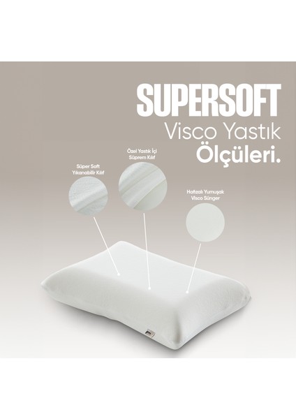 Termal Visko Yastık Isı Dengeleyici - Akıllı Lüx Visco Yastık - Isı Hafızalı Tombul Ortopedik Yastık indirimleri