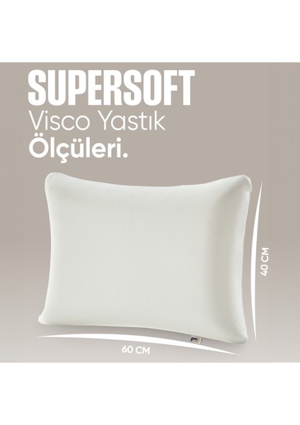 Termal Visko Yastık Isı Dengeleyici - Akıllı Lüx Visco Yastık - Isı Hafızalı Tombul Ortopedik Yastık
