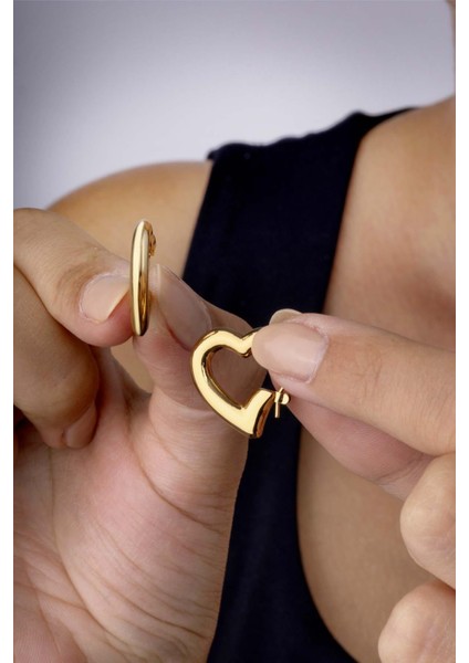 Altın Kaplama Kapli Çelik Küpe modelleri