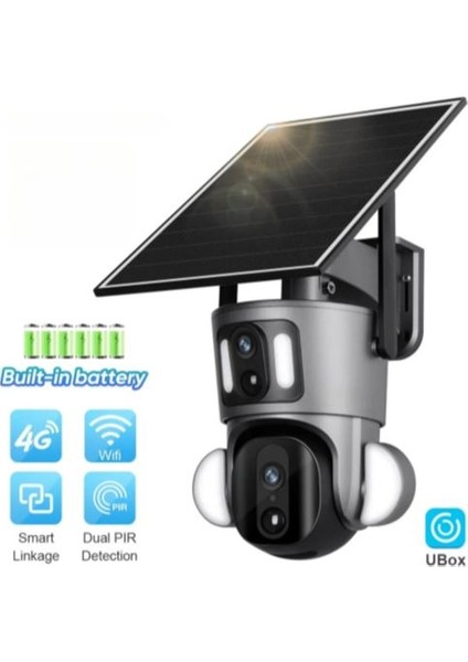 4 Mp 2 Kameralı Solar Ptz 4g Sim Kartlı Smart Kamera fiyatları