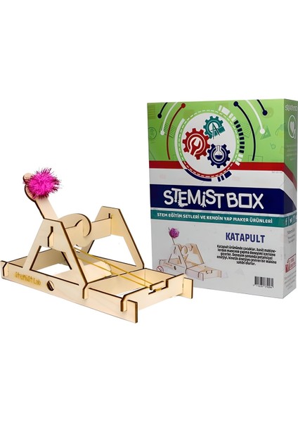 Stem Fen Bilimleri Katapult Ahşap Kodlama Stem Eğitim Seti