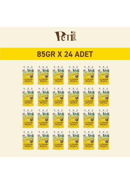 Tavuklu Yaş Kedi Maması 85 gr x 24 Adet – Jöle Içinde Parça Etli - Yetişkin Kedi fiyatları