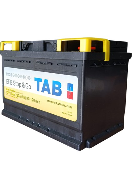 Tab 70 Ah. 760A (En) Efb. (Üretim Tarihi: 2025) modelleri