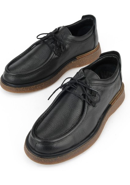 , Erkek Hakiki Deri Ayakkabı 1531007Z3197 Siyah indirimleri