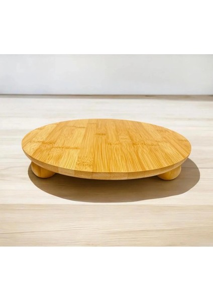 Bambu Top Ayaklı Yuvarlak Stand 29X29CM