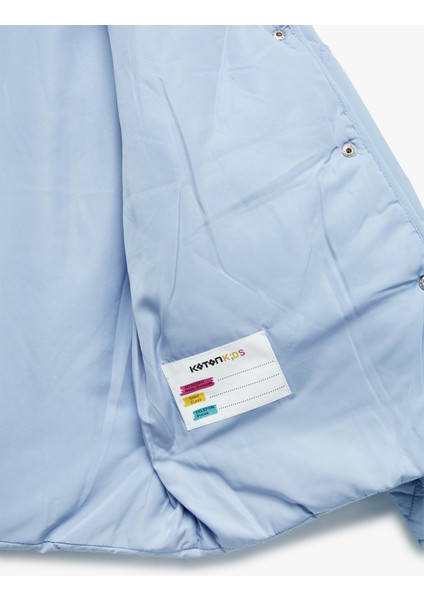 Uzun Kollu Bisiklet Yaka Cepli Kapitone Mevsimlik Mont fırsatları