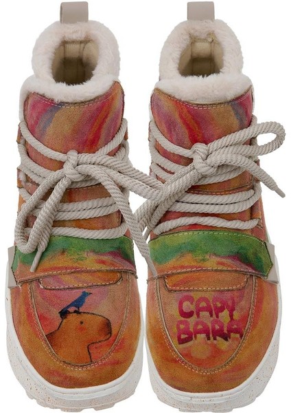 Kadın Vegan Deri Bej Bot - Capybara Tasarım fiyatları