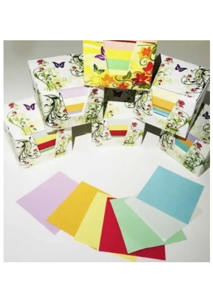 Renkli Küp Bloknot 500LÜ 2li Paket