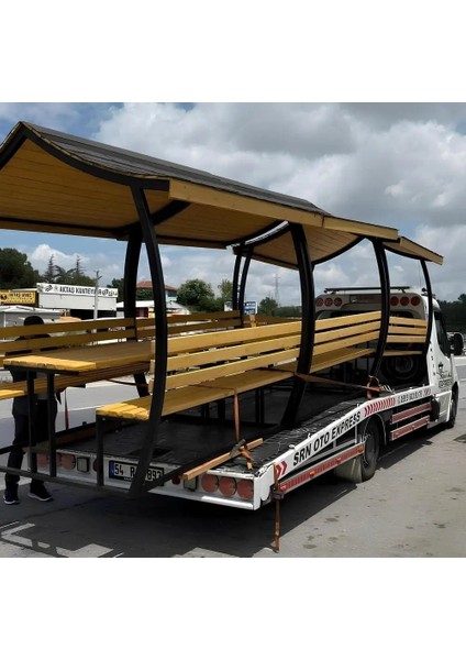 Japon Çatı Ahşap Kamelya Çardak 8 Kişilik Bahçe Masası fiyatları