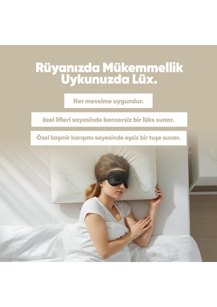 Kaşmir Visco Yastık - Özel Büyük Boy Cashmere Uyku Yastığı - [ortopedik] Kaşmir Kumaş Visko Yastık modelleri