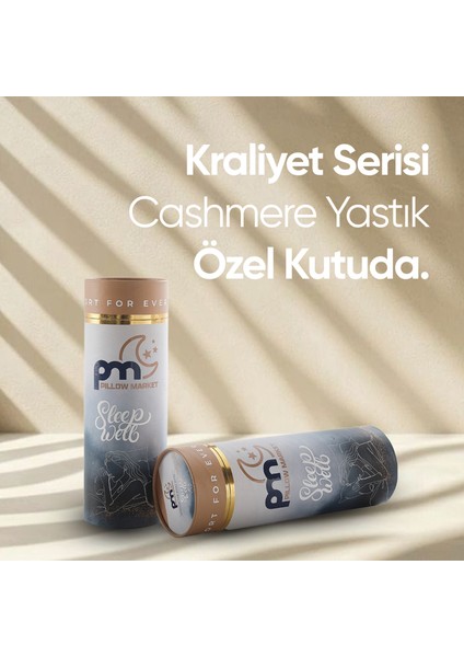 Kaşmir Visco Yastık - Özel Büyük Boy Cashmere Uyku Yastığı - [ortopedik] Kaşmir Kumaş Visko Yastık fırsatları