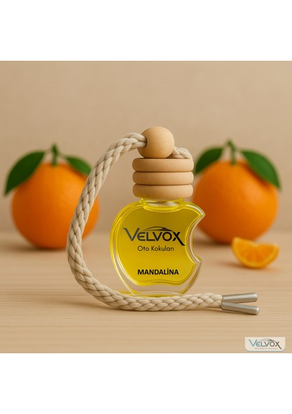 Mandalina Oto Kokusu 10 ml Yağ Bazlı Uzun Süre Kalıcı Askılı Araç Kokusu