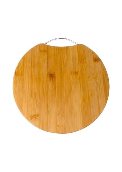 Bambu Kesim Sunum Tahtası Yuvarlak 28 * 28 * 1,5 Cm, Asma Aparatlı Kesme Tahtası, Ahşap Kesme Tahtası. modelleri