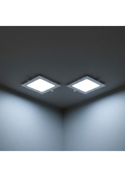 KDL 411 Slim Kare LED Panel Spot Gömme 6W 510 Lümen - Beyaz-6500K indirimleri