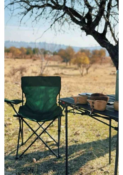 Sağlam Katlanır Kamp Doğa Piknik Sandalyesi Kılıf Hediyeli fiyatları