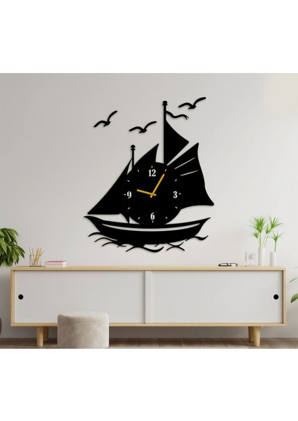Duvar Saati Gemi Temalı