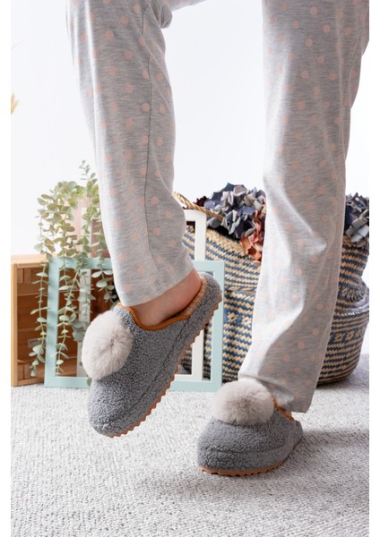 Kadın Ev Terliği Ponpon Şık Giyim Hediyelik Çeyiz Bohça Misafir Terliği modelleri