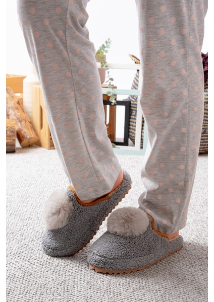 Kadın Ev Terliği Ponpon Şık Giyim Hediyelik Çeyiz Bohça Misafir Terliği fırsatları