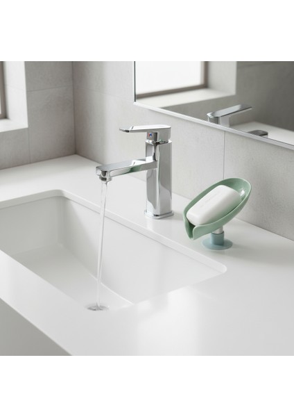 Vantuzlu Su Giderli Sabunluk Paslanmaz Çelik Banyo ve Mutfak için