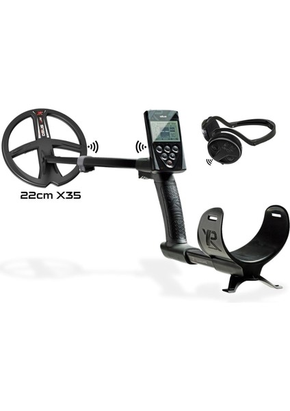 Xp Deus Dedektör (Ana Ünite, Wsa Kablosuz Kulaklık ve 22CM X35 Başlık Ile) Siyah