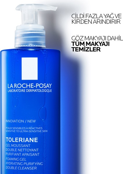 Toleriane Hassas Ciltler Dahil Tüm Ciltler İçin Temizleme Jeli 400 ml fiyatları