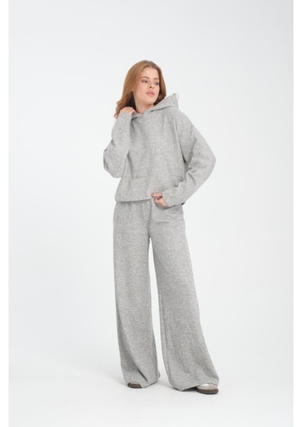 Selanik Kumaş Kısa Kesim Sweatshirt - Kapüşonlu Rahat Kalıp modelleri