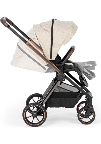 Easyfold 5 Black Cosmo Travel Sistem Bebek Arabası Beige