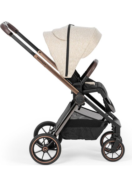 Easyfold 5 Black Cosmo Travel Sistem Bebek Arabası Beige