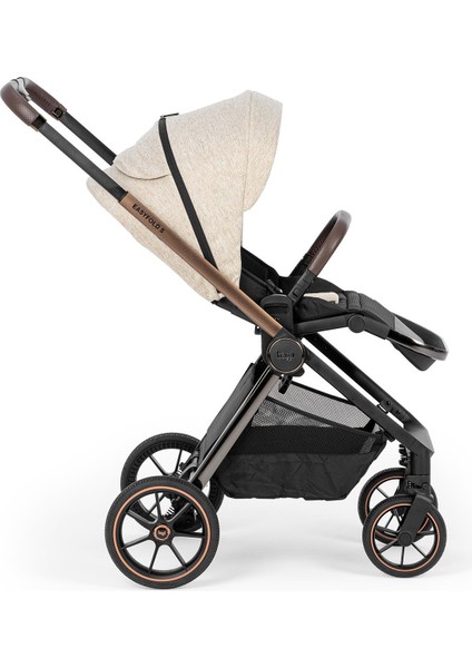 Easyfold 5 Black Cosmo Travel Sistem Bebek Arabası Beige