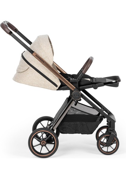Easyfold 5 Black Cosmo Travel Sistem Bebek Arabası Beige