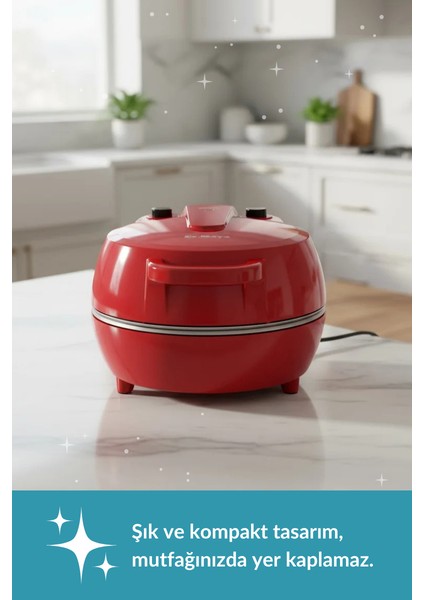 | Çok Amaçlı Taş Fırın | Pizza, Lahmacun, Ekmek ve Tandır Yapma Makinesi- Dm SO07 - Siyah, Kırmızı, Beyaz indirimleri