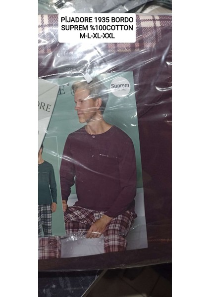 1935 Uzun Kollu Erkek Pijama Takım fırsatları