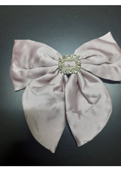 1 Adet Renkli Şık Kurdele Fiyonk Toka - Otomatik Kumaş Saç Tokası indirimleri