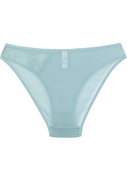 Kadın Mavi Dantel Detaylı Transparan 2'li Slip modelleri