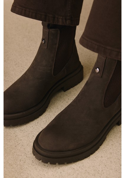 , Kadın Hakiki Deri Bot 153359Z3102 Kahve modelleri